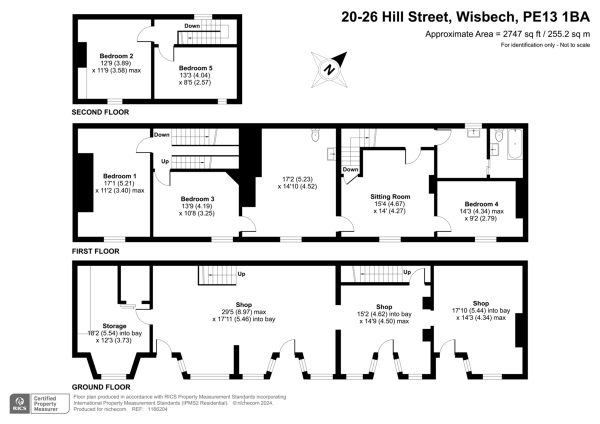 Floor Plan Image for Commercial Property for Sale in Hill Street, Wisbech, PE13