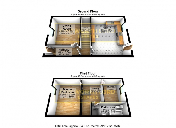 Floor Plan Image for 2 Bedroom Terraced House for Sale in Argyle Street, Darwen