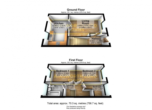 Floor Plan Image for 3 Bedroom Semi-Detached House for Sale in East Park Avenue, Darwen