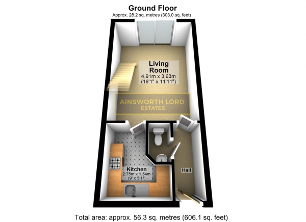 Floor Plan Image for 2 Bedroom Semi-Detached House for Sale in Lindisfarne Avenue, Near Blackburn Hospital, Blackburn