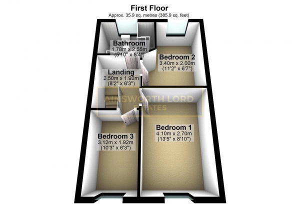 Floor Plan Image for 3 Bedroom Detached House for Sale in Tresco Close, Blackburn