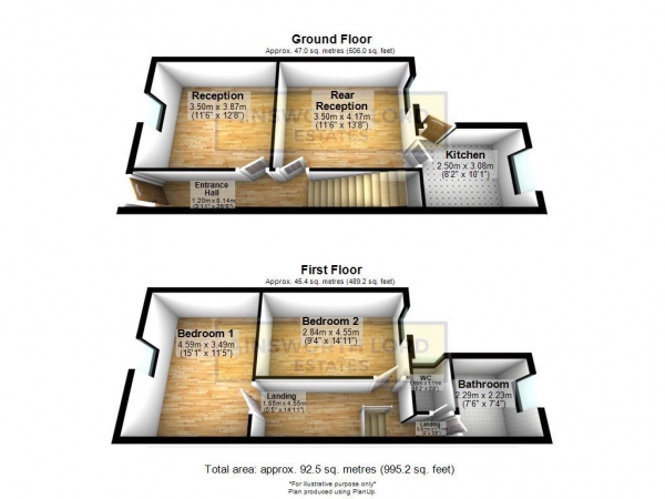 Floor Plan Image for 2 Bedroom Terraced House for Sale in Essex Street, Darwen