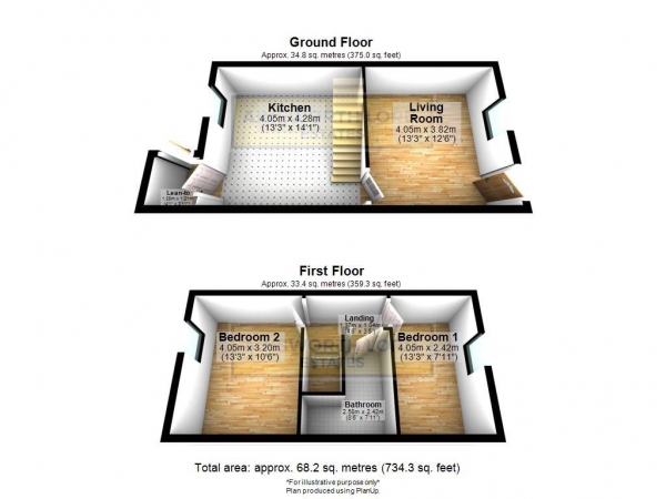 Floor Plan Image for 2 Bedroom Terraced House for Sale in Maria Street, Darwen