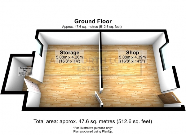 Floor Plan Image for Commercial Property to Rent in Blackburn Road, Darwen