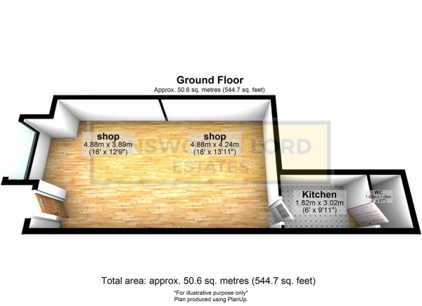 Floor Plan Image for Commercial Property to Rent in Blackburn Road, Darwen