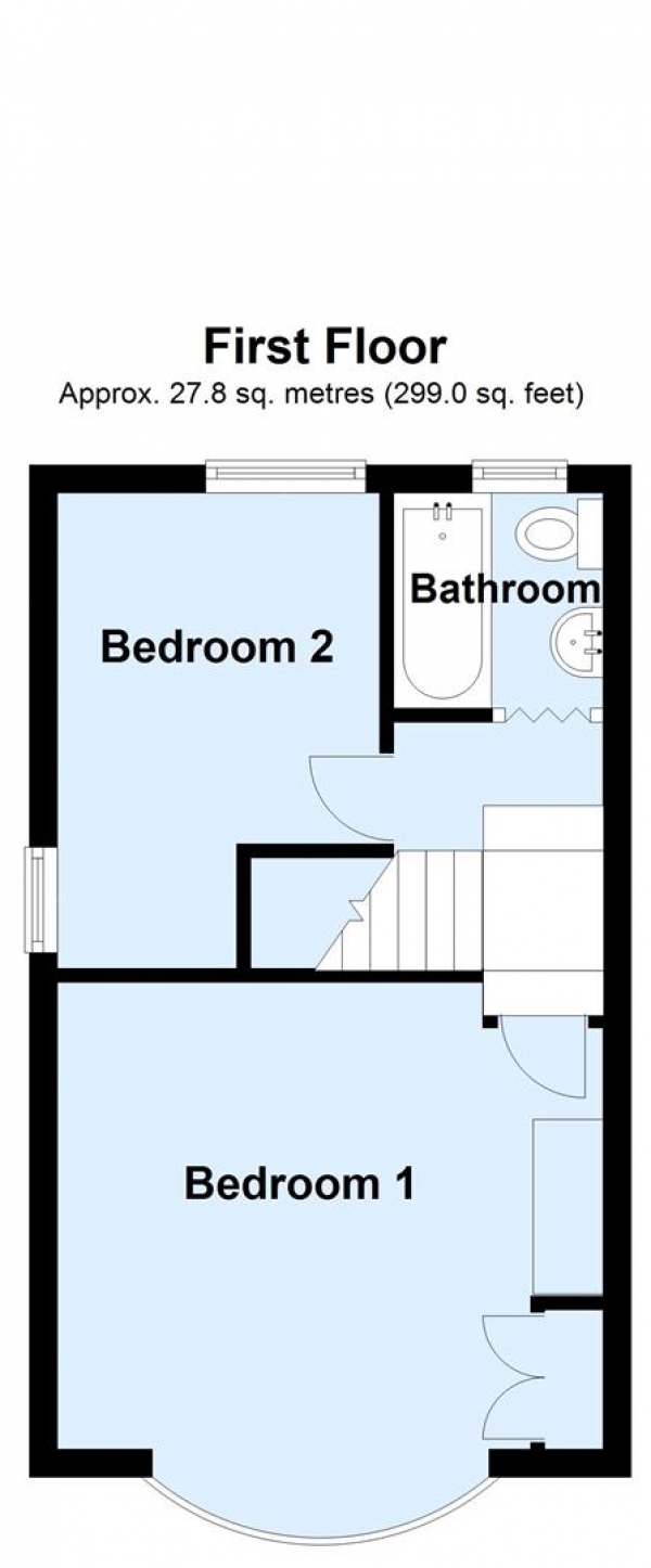 Floor Plan Image for 2 Bedroom Semi-Detached House for Sale in Roxholme Terrace, Chapel Allerton