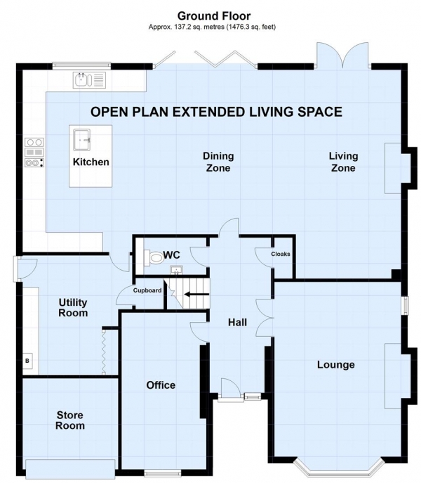 Floor Plan Image for 4 Bedroom Detached House for Sale in Wike Ridge Fold, Alwoodley