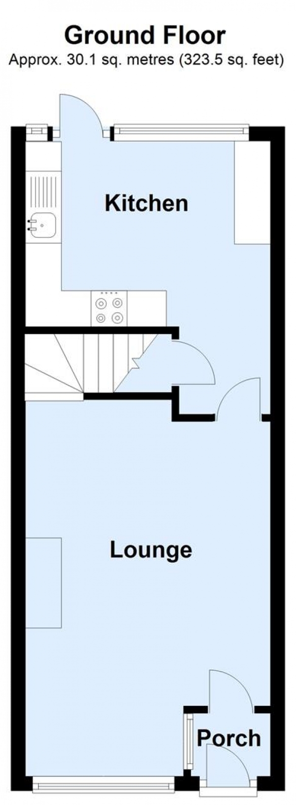 Floor Plan Image for 2 Bedroom Town House for Sale in Allerton Grange Croft, Roundhay