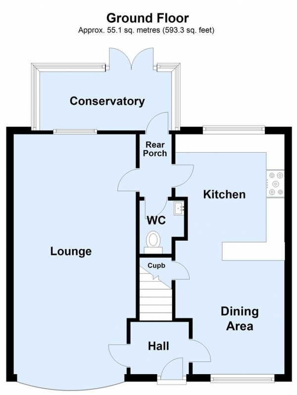 Floor Plan Image for 4 Bedroom Detached House for Sale in Whinmoor Court, Whinmoor