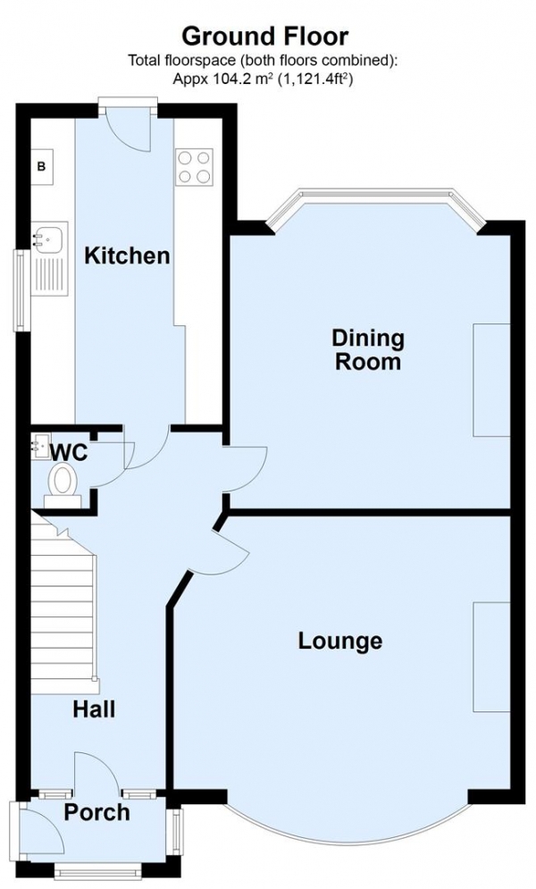 Floor Plan Image for 3 Bedroom Semi-Detached House for Sale in Scott Hall Road, Moortown