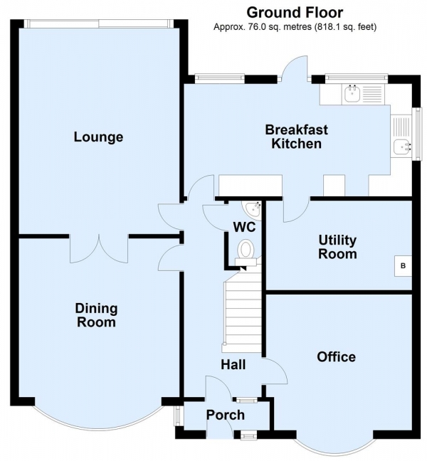 Floor Plan Image for 5 Bedroom Detached House for Sale in Sandhill Mount, Leeds