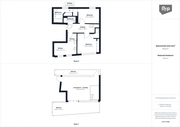 Floor Plan Image for 2 Bedroom Apartment for Sale in Brick Lane, Shoreditch, E1