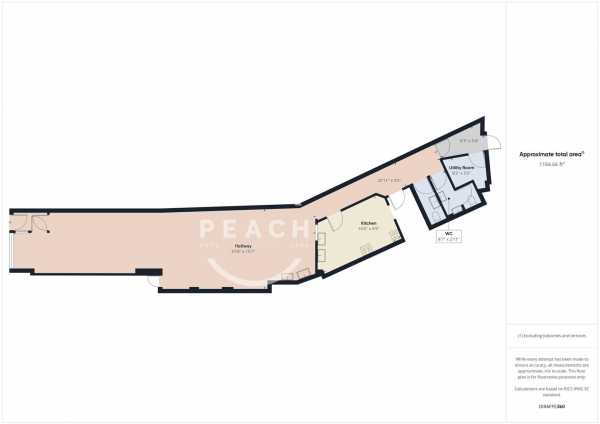 Floor Plan for Restaurant to Rent in High Road, Leyton, E10, E10, 5NA - £26,400 annually