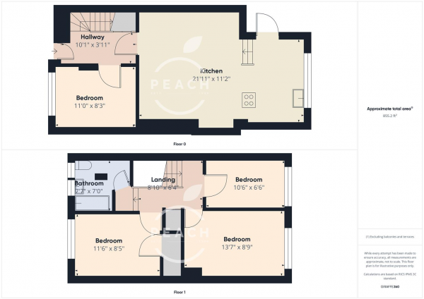 Floor Plan Image for 4 Bedroom Maisonette for Sale in Hereford Street, Bethnal Green, E2