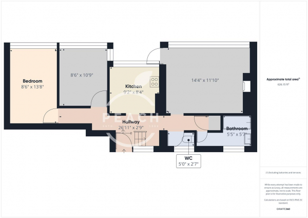 Floor Plan Image for 2 Bedroom Apartment for Sale in Columbia Road, Old Markey Square, Shoreditch, E2