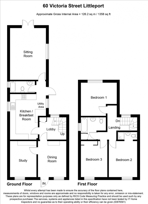 Floor Plan Image for 3 Bedroom Detached House for Sale in Victoria Street, Littleport, Ely