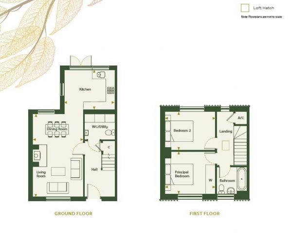 Floor Plan Image for 2 Bedroom Semi-Detached House for Sale in Manor Farm, Newmarket Road, Stretham