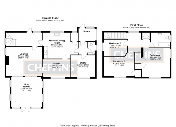 Floor Plan Image for 3 Bedroom Small Holding for Sale in Offord Road, Graveley, St. Neots