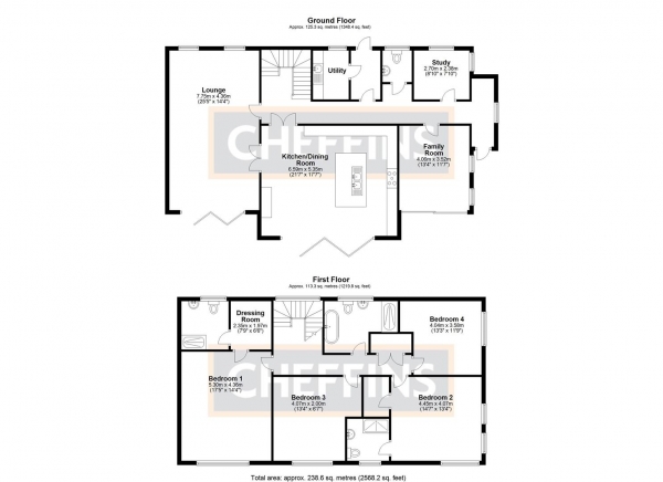 Floor Plan Image for 4 Bedroom Detached House for Sale in The Church, Barway, Ely