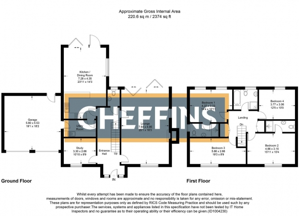 Floor Plan Image for 4 Bedroom Detached House for Sale in Millfield Lane, Wilburton