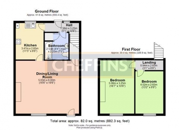 Floor Plan Image for 2 Bedroom Terraced House to Rent in Station Road, Littleport, Ely