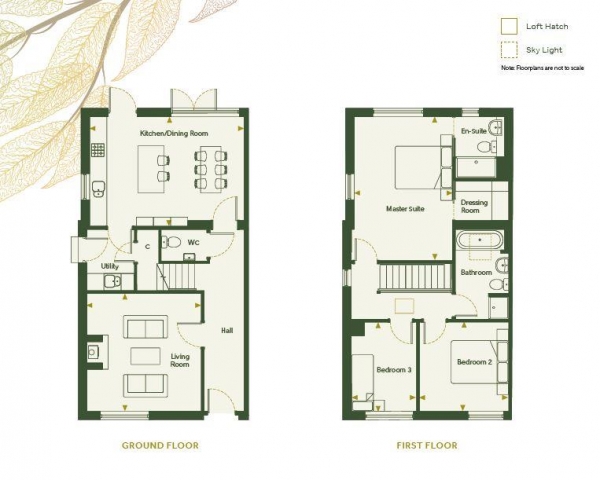 Floor Plan Image for 3 Bedroom Semi-Detached House for Sale in Manor Farm, Newmarket Road, Stretham