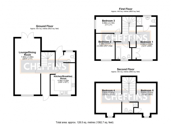 Floor Plan Image for 5 Bedroom Detached House for Sale in Lester Way, Littleport, Ely