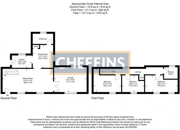 Floor Plan Image for 3 Bedroom Detached House for Sale in High Street, Sutton