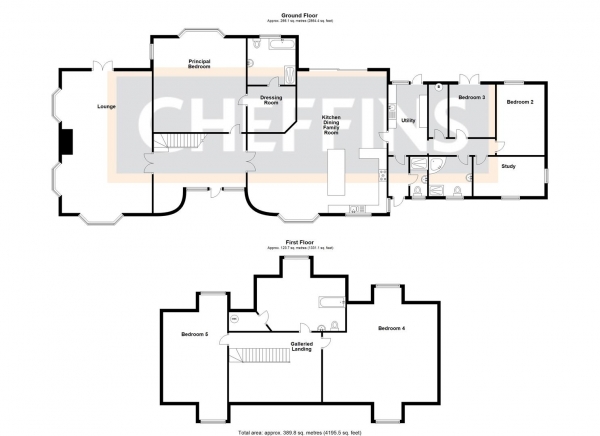 Floor Plan Image for 5 Bedroom Property for Sale in Station Road, Wilburton, Ely