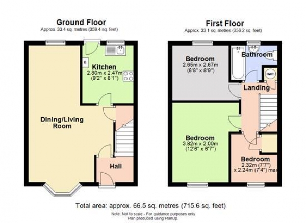 Floor Plan Image for 3 Bedroom Semi-Detached House to Rent in Osier Close, ELY