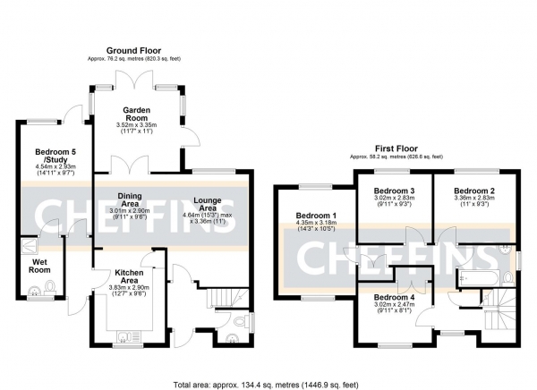 Floor Plan Image for 5 Bedroom Semi-Detached House for Sale in Northwold, Ely