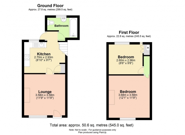 Floor Plan Image for 2 Bedroom Terraced House to Rent in Clay Street, Soham, Ely