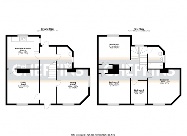 Floor Plan Image for 4 Bedroom Link Detached House for Sale in High Street, Stretham, Ely