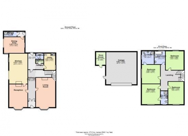 Floor Plan Image for 4 Bedroom Detached House to Rent in Lynn Road, Chettisham, Ely