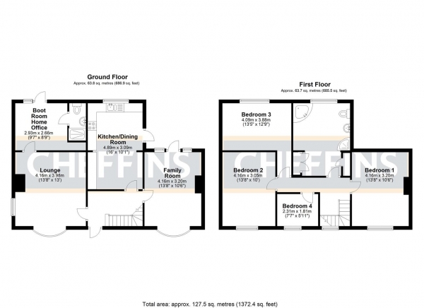 Floor Plan Image for 4 Bedroom Detached House for Sale in New Road, Littleport, Ely