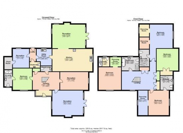 Floor Plan Image for 5 Bedroom Detached House to Rent in Great Fen Road, Soham, Ely