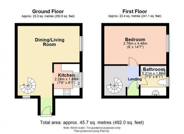 Floor Plan Image for 1 Bedroom End of Terrace House to Rent in Birch Close, Ely