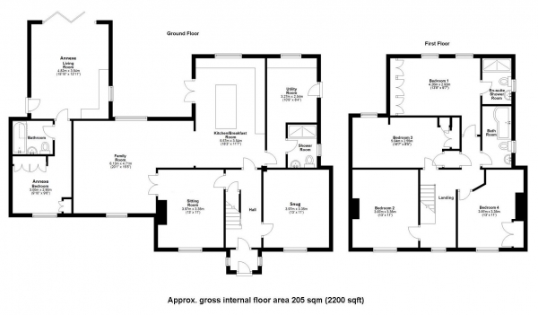 Floor Plan Image for 4 Bedroom Detached House for Sale in Newmarket Road, Burwell