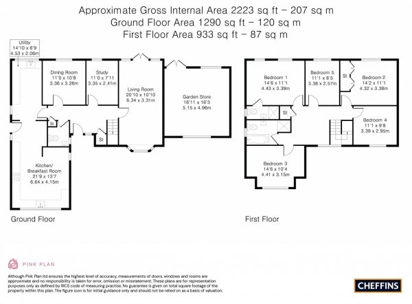 Floor Plan Image for 5 Bedroom Detached House for Sale in Ferndale Close, Newmarket