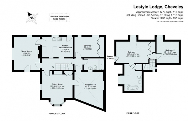 Floor Plan Image for 3 Bedroom Cottage for Sale in Cheveley Park, Cheveley