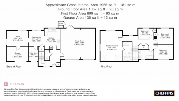 Floor Plan Image for 4 Bedroom Detached House for Sale in The Street, Herringswell