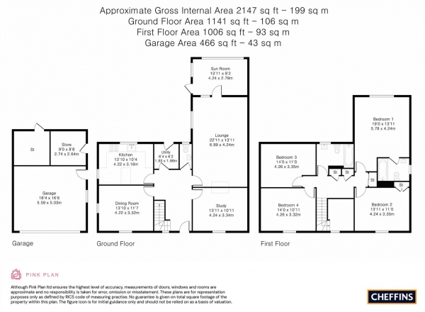 Floor Plan Image for 4 Bedroom Detached House for Sale in Dunstall Green Road, Ousden