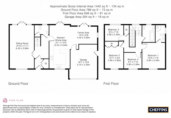 Floor Plan Image for 4 Bedroom Detached House for Sale in Malcolm Way, Newmarket