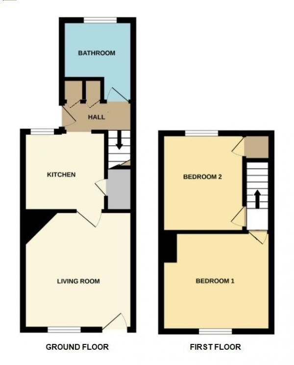 Floor Plan Image for 2 Bedroom Terraced House for Sale in Stanley Road, Newmarket