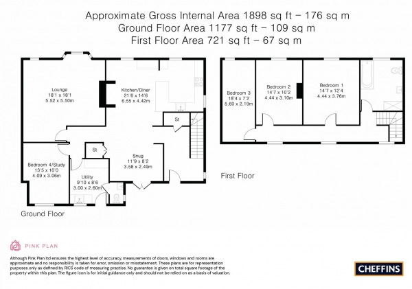 Floor Plan Image for 4 Bedroom Semi-Detached House for Sale in Wickham Street, Wickhambrook