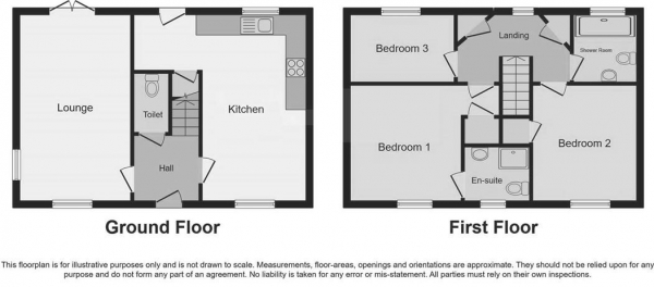 Floor Plan Image for 3 Bedroom Detached House for Sale in Jersey Meadow, Kentford