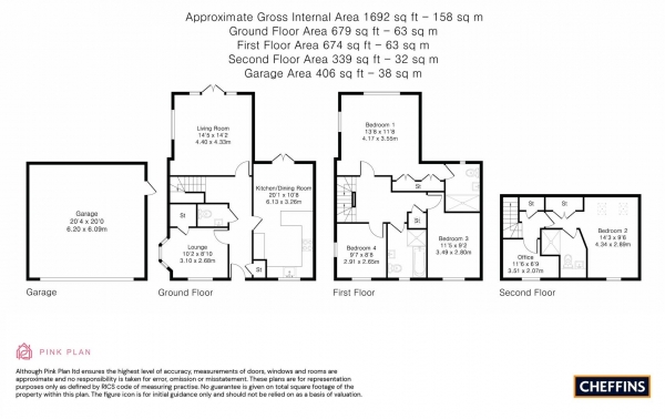 Floor Plan Image for 5 Bedroom Detached House for Sale in Webb Avenue, Newmarket