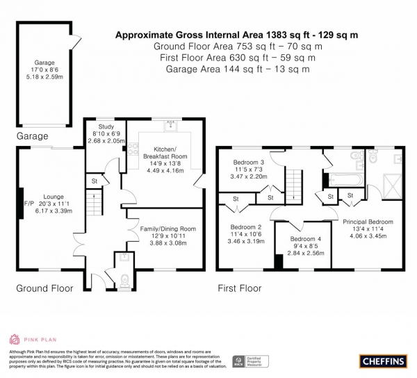 Floor Plan Image for 4 Bedroom Detached House for Sale in Anvil Way, Kennett