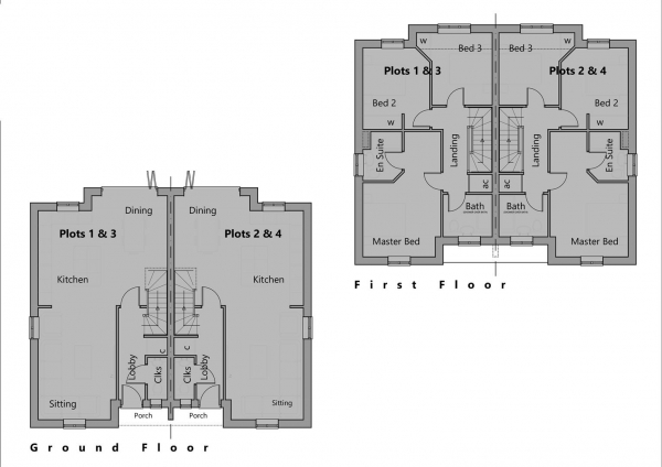 Floor Plan Image for 3 Bedroom Semi-Detached House for Sale in London Road, Six Mile Bottom