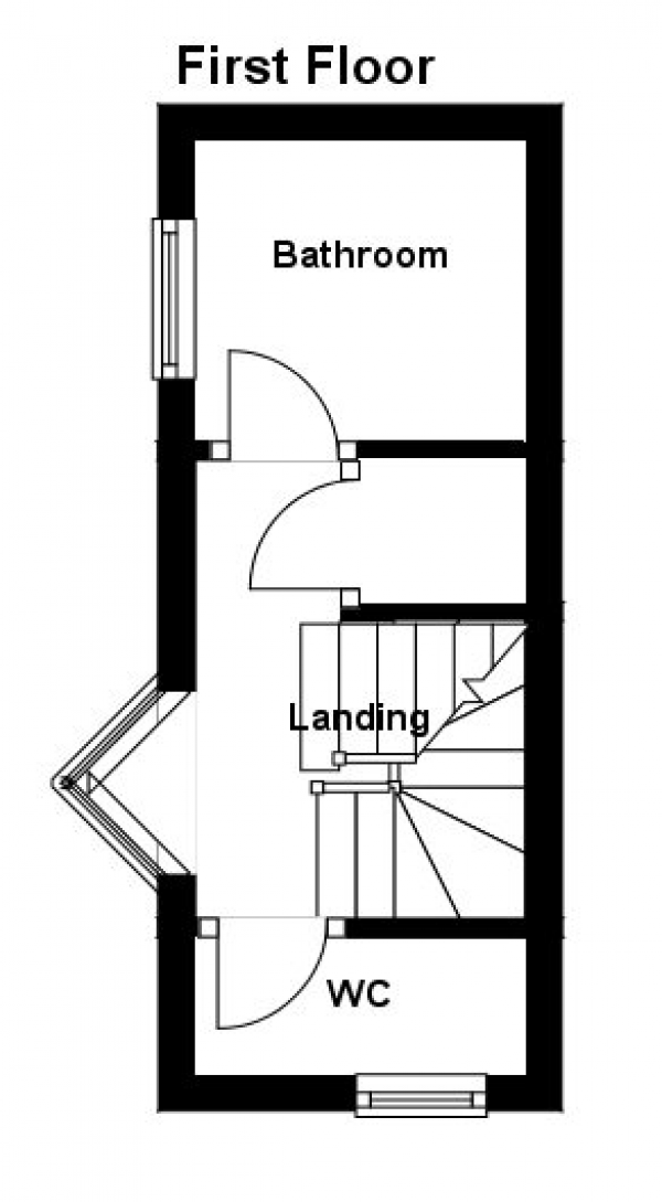 Floor Plan Image for 1 Bedroom Maisonette for Sale in Leather Lane, Haverhill